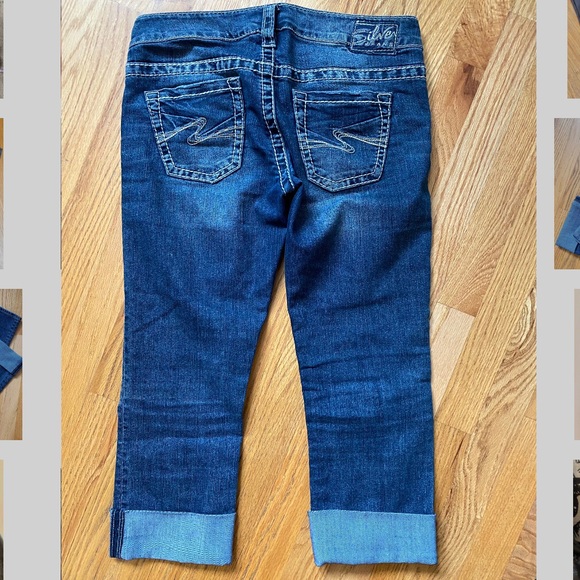 Silver Santorini Capri Jeans - Picture 5 of 6